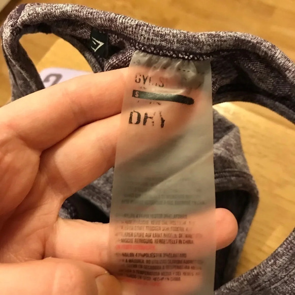 Gymshark Dry Purple Lilac Sports Racerback Bra - Picture 7 of 10